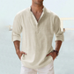 🔥Last Day Surprise Price ￡10.99!!🔥Men's Cotton Linen Shirt Long Sleeve