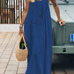 💃LAST DAY SAEL 50% OFF!!✨Women's Solid Color Backless Cami Dress💕