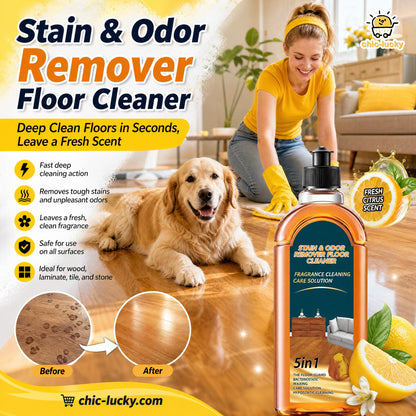 🧹LAST DAY SALE ONLY ￡6.99!!✨ Stain & Odor Remover - Deep Cleans Floors in Seconds, Leaves Fresh Scent, Safe for All Surfaces 🏠💦