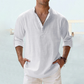 🔥Last Day Surprise Price ￡10.99!!🔥Men's Cotton Linen Shirt Long Sleeve