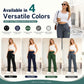 🏆 Last Day Special Price £12.99🔥Women’s Straight-Leg Cargo Trousers – Elastic Waist, 6-Pocket Casual Pants for Work, Travel & Everyday Wear 👖✨