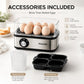 💥Limited Hot Sales - 50% OFF🔥Multifunctional Egg Steamer with Clear Lid