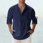 🔥Last Day Surprise Price ￡10.99!!🔥Men's Cotton Linen Shirt Long Sleeve