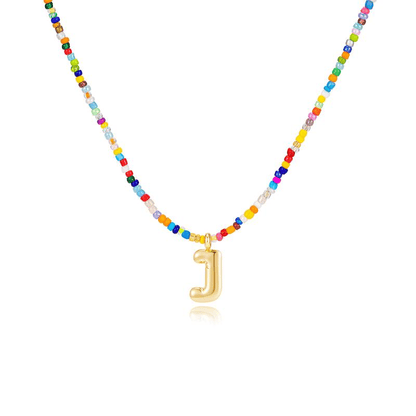 🎁The Best Gifts For Halloween🎃50% OFF🌈Letter Beaded Necklace for Women🔤A-Z