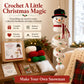 ☃️ Crochet Snowman Spiral Ornament DIY Kit | Complete Beginner-Friendly Set with Soft Yarn, Crochet Hook, Festive Beads, Snowflakes & Step-by-Step Guide 🧶🎄✨