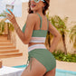 ⛱️Last Day Promotion 60% OFF!!👙2026 High Waisted Tummy Control Color Block Bikini Sets