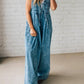 🔥LAST DAY SALE 49% OFF🔥women's acid wash pintuck jumpsuit