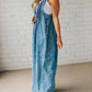 🔥LAST DAY SALE 49% OFF🔥women's acid wash pintuck jumpsuit