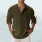 🔥Last Day Surprise Price ￡10.99!!🔥Men's Cotton Linen Shirt Long Sleeve