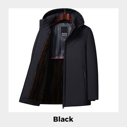 ⏳Time-limited 60% off⏰Men’s Thermal Thick Hooded Parka Coat