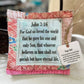 💖 🔥Last 3 Hours!!💜✝️Best Encouraged And Blessed Gift-Prayer Quilt With Cross Inside