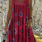 🌞2025 Summer New Arrivals🌸Women Summer O-Neck Sleeveless Print Dress