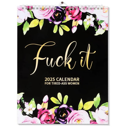 🔥HOT SALE 49% OFF🔥2025 Sweary Calendar for Tired-Ass Women 📅