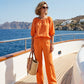 ⏳Hot Pick 70%OFF⏰Women's Drawstring Top & Pants 2-Piece Set – Relaxed Fit, Comfortable & Perfect for Lounging or Everyday Style 🌸