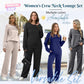 🎁2026 New Arrivals 60% OFF💥Women's Crew Neck Top & Drawstring Pants Set