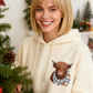 🎄🎅2026 CHRISTMAS SALE 50% OFF!!🎁✨Cute Highland Cow Cozy Fleece-Lined Hooded Sweatshirt🦬