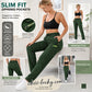 🏆 Last Day Special Price £12.99🔥Women’s Straight-Leg Cargo Trousers – Elastic Waist, 6-Pocket Casual Pants for Work, Travel & Everyday Wear 👖✨