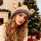 🎅Surprise price: £10.99 only!🎄🦌Handmade Knitted Christmas Antler 2-in-1 (Hat/Handbag)🧶