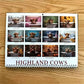 🔥LAST DAY 50% OFF -📅2026 Bathtub Highland Cow Calendar