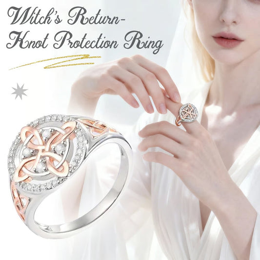 ✨New Arrival 60% OFF💍Handmade Witch's Return-Knot Protection Ring💞Protect Your Loved Ones