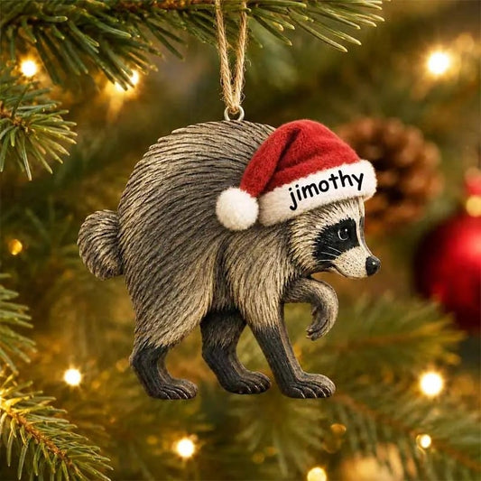 🎁50% OFF｜Our Big Christmas Sale🎄 - 🦝Jimothy Raccoon Ornament