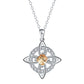 Mystical Birthstone Witches Knot Necklace – Natural Crystal🔮💞Protect Your Loved Ones