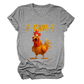 🔥LAST DAY SALE 50% OFF-Only £10.99✨🐓F-Caw-F😍Humorous Chicken Pattern T-Shirt🖤