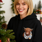 🎄🎅2026 CHRISTMAS SALE 50% OFF!!🎁✨Cute Highland Cow Cozy Fleece-Lined Hooded Sweatshirt🦬