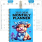 🐮 2026–2030 Monthly Planner ✨ Cute Highland Cow 5-Year Calendar | Large Monthly Blocks for Long-Term Planning