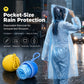 🎁💥LAST DAY SALE 50% OFF!!💖🌧️ Pocket-Size Disposable Raincoat for Unexpected Showers