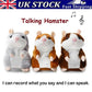 🥳2026 HOT SALE🥳💞50K+ SOLD! 🐹✨ 50% OFF! Talking Hamster Plush – repeats whatever you say, auto head-shaking, hilarious fun for kids & adults. Perfect gift & pet entertainment! 🎁💚