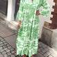 🌷Mother's Day Hot Sale 50% OFF🌸 Bohemian printed V-Neck maxi dress