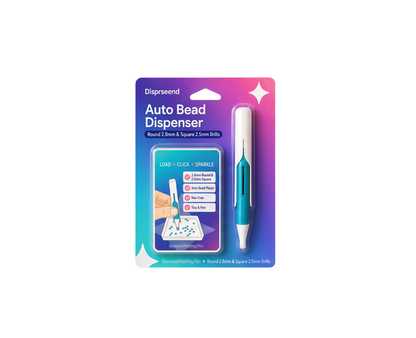 🔥 Last Day 50% OFF – 💎 Automatic  Painting Bead Dispenser Pen & Tray Set