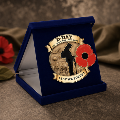 🏅80th Anniversary Commemorative Brooch — Preserve History, Carry the Story