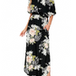 ⏰Last Day Sale 50% OFF💃Women's Off-Shoulder Ruffled Side-Slit Maxi Dress with Pockets ✨