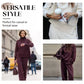 🎁2026 New Arrivals 50% OFF💥High-Neck Side-Zip Sweatshirt & Pants Set 👚👖