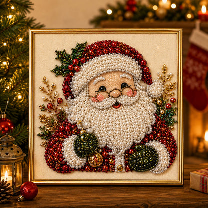 💥Limited Time 50% Off!💕Relaxing & Beginner-Friendly - 🎨💎DIY Christmas Pearl Art Kit