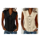 ☀️ Summer Chic Alert 60% OFF💥 –Women’s V-Neck Button-Down Top