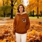 🎄🎅2026 CHRISTMAS SALE 50% OFF!!🎁✨Cute Highland Cow Cozy Fleece-Lined Hooded Sweatshirt🦬