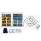 🔥Last Day Promotion 63% OFF🧠🔠Metal Puzzle Ring Set (8-Piece) Blue Edition Brain Teaser Game