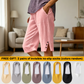⏳Time-Limited Special Price: ￡11.99 FREE GIFT🎁⏰Women's Casual Solid Color Pocket Capri Pants
