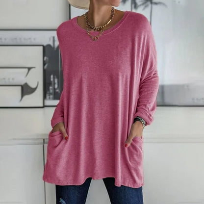 ✨New long sleeve casual pocket t-shirt