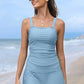 💥Last Day Special Sale 50% OFF🩱Women Vintage Tummy Control Two Piece Tankini Swimsuits