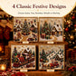 🔥HOT SALE🔥🎄🎅 Premium 3D Pearl Christmas Wall Art Kit | Luxury Flocked Canvas with Scratch-Resistant Non-Fading Pearl Beads DIY Holiday Decor ⛄️❄️