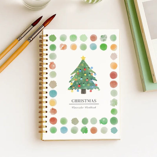 ⏳Early Christmas Sale ✨🖼️Beginner-Friendly💕 Watercolor Workbook