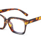 🏆 Best-Selling  50% OFF✨👓 Tortoiseshell Blue Light Blocking Reading Glasses – Large Square Frame Readers