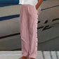 ☀️Spring Hot Sale 50% OFF!!🌿🌸Comfy Blue Striped Side Pocket Pants