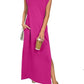 🔥2026 Hot Sale 60% OFF👗Women's Crewneck Casual Loose Split Wrinkle-Free Long Dress