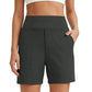 🔥Summer Hot Sale 70% OFF👖✨ Women's High-Waisted Athletic Bermuda Shorts with Pockets – Running, Yoga, Summer Casual Activewear🍑