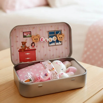 🎉Easter Best Gift 50% OFF🎁🐇Bunny Mummy Tiny Plush Pocket Tin